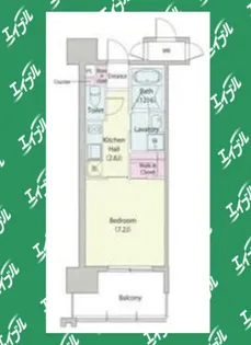 アデグランツ大須【7階】の間取り