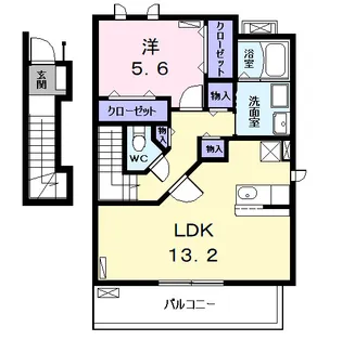 ラッフィナート【2階】の間取り