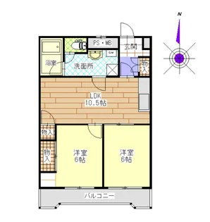 チサンマンション錦【803号室】の間取り