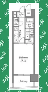 千種アヴァンギャルドプレイス【9階】の間取り