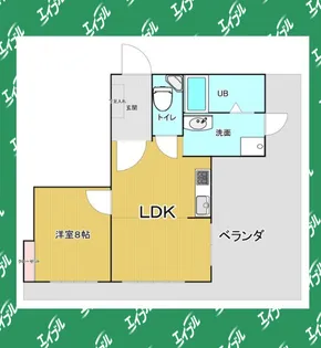 鶴舞アネックス【7階】の間取り