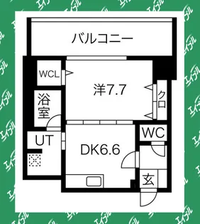 さくらHills NISHIKI Platinum Residence【12階】の間取り
