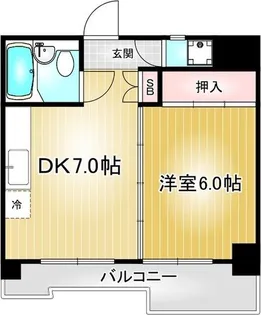 平島ビル【6階】の間取り