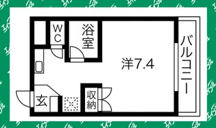 TOWNみやび【302号室】の間取り