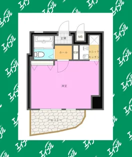 ナビシティ大須Ⅱ【604号室】の間取り