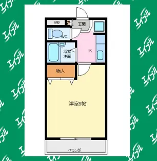 サンハイム寺田【301号室】の間取り