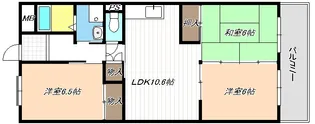 本宮ハイツ山田【7階】の間取り
