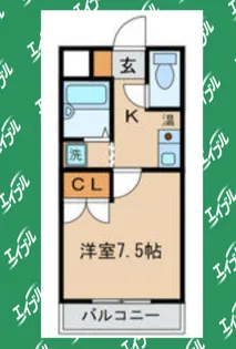 ビューテラスⅡ【507号室】の間取り