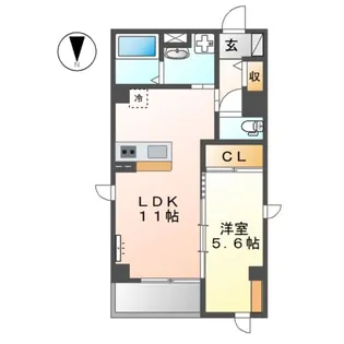 センチュリーハイツ金城【4階】の間取り