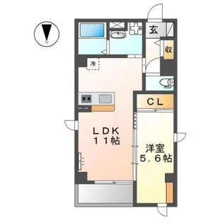 センチュリーハイツ金城【3階】の間取り