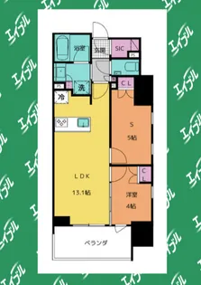 GRAN PASEO名古屋伏見【7階】の間取り