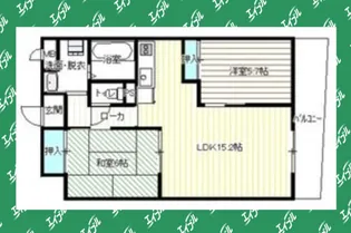 グランドハイツK・I【4階】の間取り