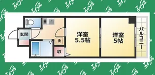 タウンエステート新栄【6階】の間取り