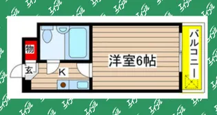 レジデンスM1【302号室】の間取り