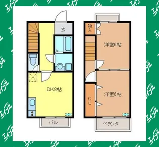エトワールあすか A棟の間取り