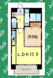 ガレリアM千代田【301号室】の間取り