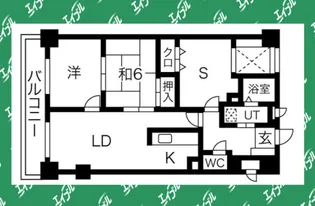宝マンション大須【10階】の間取り