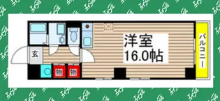 アメニティタツミ【8A号室】の間取り
