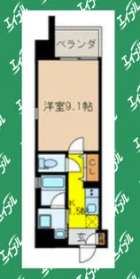 gs丸の内【403号室】の間取り