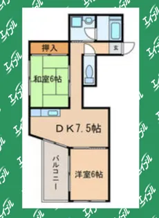 シノダビル【302号室】の間取り