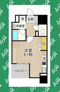 CITY SPIRE 名古屋大須【9階】の間取り