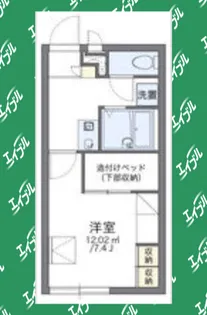 レオパレスISHIDA【304号室】の間取り