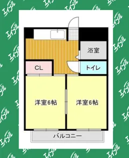 浅井第2ビル【401号室】の間取り