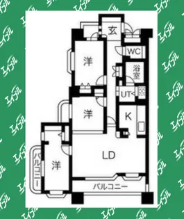 ライオンズシティ栄【10階】の間取り