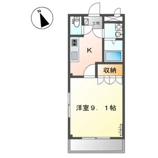 シャイン新舞子【2階】の間取り