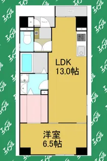 パークレジデンス丸の内駅前【8階】の間取り