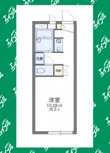 レオパレス番水【1階】の間取り