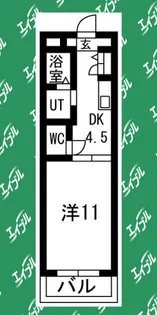 J-レジデンス栄Ⅱ【6階】の間取り