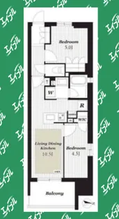 オープンレジデンシア大須FRONT【15階】の間取り