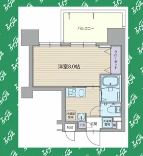 パルティール上前津【5階】の間取り