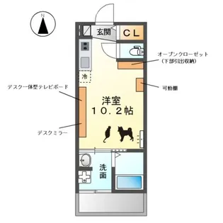 ウエストウイングⅤ【1階】の間取り