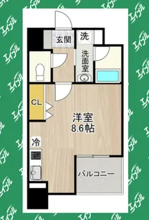 CITY SPIRE 名古屋大須【4階】の間取り