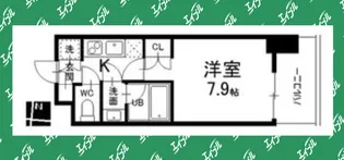 シエルブルー栄【9階】の間取り