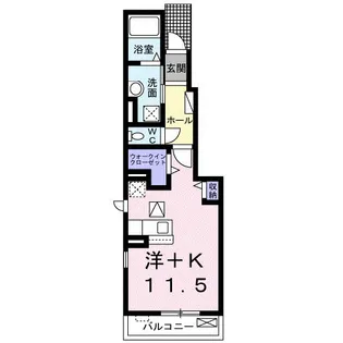 エレガント キャッスルⅢ【1階】の間取り