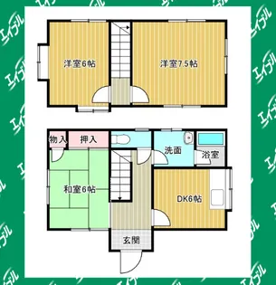 愛知県東海市富貴ノ台4丁目【一戸建】の間取り