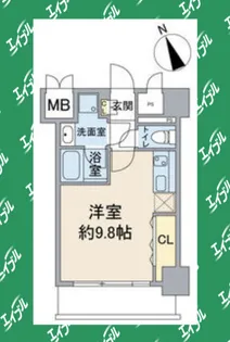 スカイコート松原【6階】の間取り