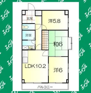 ポレール南加木屋【1階】の間取り