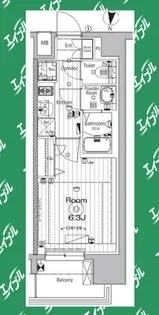 メイクス矢場町【11階】の間取り
