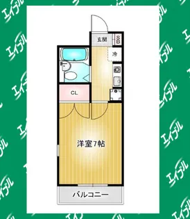 レナジア名和【1-C号室】の間取り