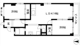 ロジュマンKT【3階】の間取り