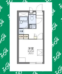 レオパレス山信【201号室】の間取り