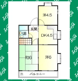 コーポ栗見坂【102号室】の間取り