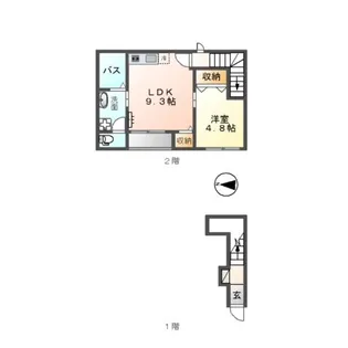 ROSA【2階】の間取り