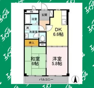 アルテール【1階】の間取り