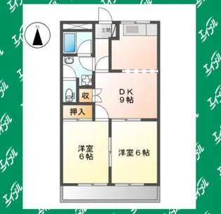 グリーンピア【1階】の間取り