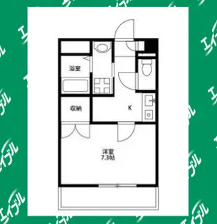アンプルールフェール替地【1階】の間取り